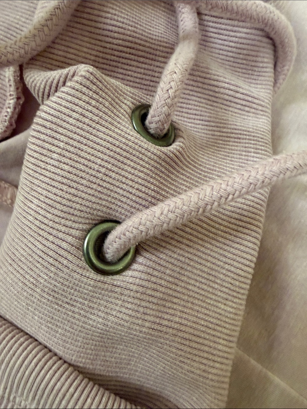 Free People High-Waist Lavender Athletic Shorts with Drawstring - Picture 3 of 4